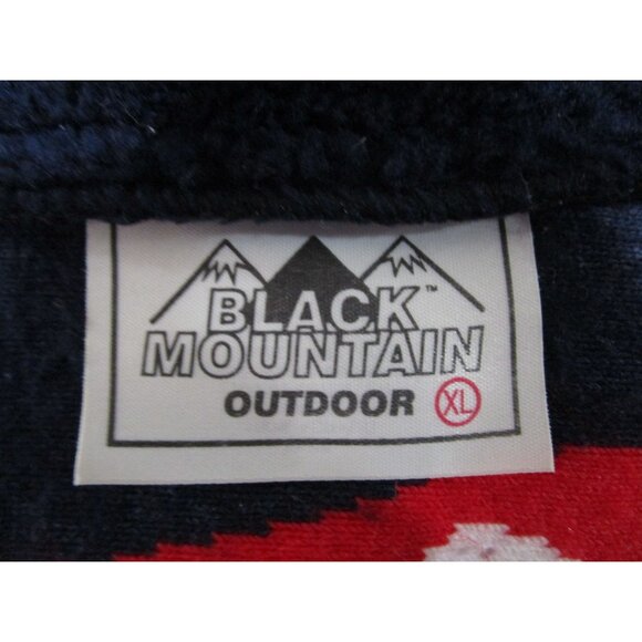 Black Mountain Outdoor USA Flag Fleece Jacket XL Unisex Patriotic Full Zip Warm - Picture 5 of 16